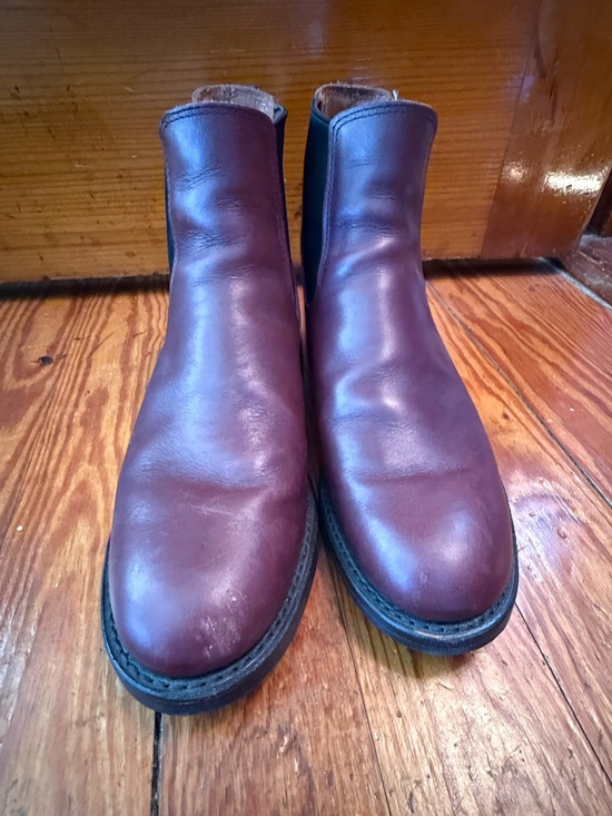 Men\'s Red Wing Shoes Chelsea Boots in Burgundy Leather
